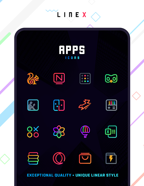 LineX Icon Pack banner