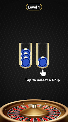 Poker Chip Sort Puzzle - Screenshot 1