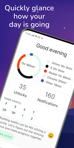 Android application Intimo screenshort