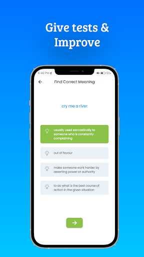 Screenshot of Idioms & Phrases English