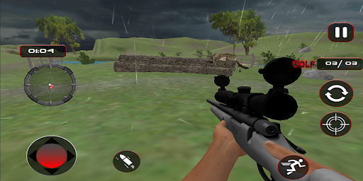 Android application Wolf Hunter: Offline Action screenshort