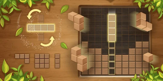 Wood block puzzle games