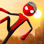 Cover Image of ダウンロード Spider Stickman City Hero 3D  APK
