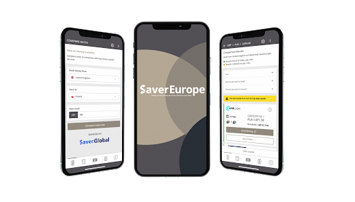 Android application Saver Europe screenshort
