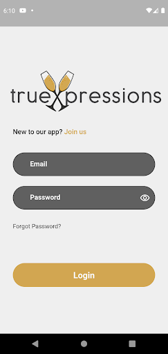 Android application TrueXpressions screenshort