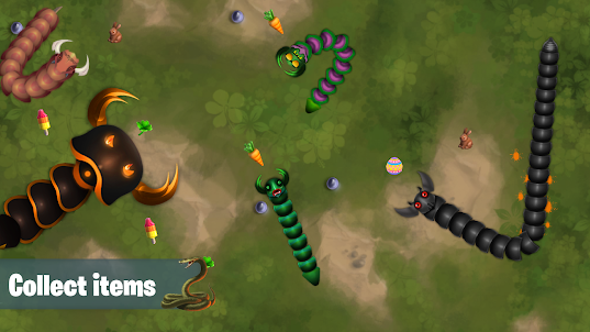 Giant Worms: Snake Game
