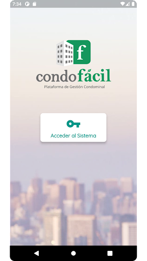 Android application Condofácil screenshort