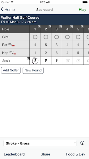 Walter Hall Golf Course Screen 3