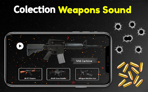 Android application Shot Gun Sounds simulator 3d screenshort