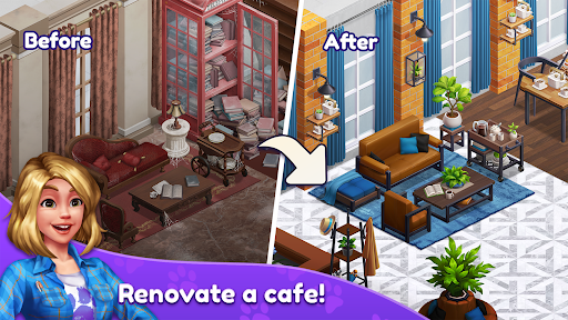 Piper's Pet Cafe - Solitaire  screenshots 1