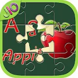 ABC Flash Card Learning Puzzle icon