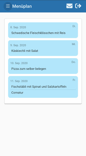 tagiNet Eltern-App Screen 2