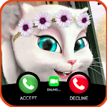 Cover Image of Download Incoming Call From Angela's - Fake Video Call 1.6 APK