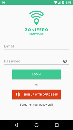 Android application Zonifero Services screenshort