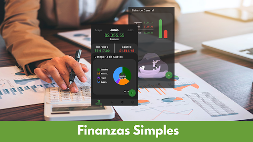 Android application Finanzas Simples screenshort