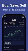 screenshot of Glint | Buy Gold Instantly