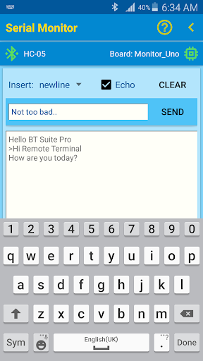 BluetoothSuite Pro for Arduino Screen 3