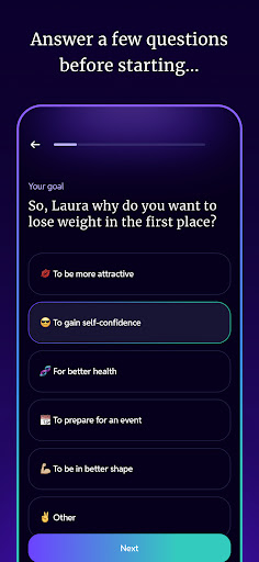 Screenshot of Kure: Hypnosis for Weight Loss