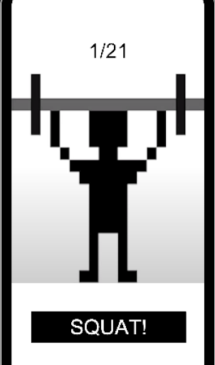 Android application Squat Sim! screenshort