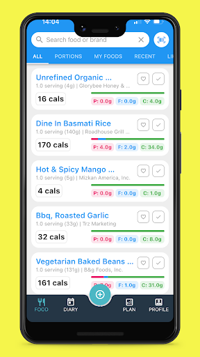 Android application eatwell toolkit screenshort