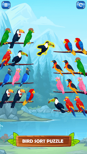 Bird Sort Puzzle Sort Games Screen 2