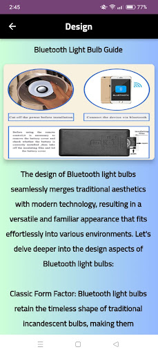 bluetooth light bulb guide Screen 3
