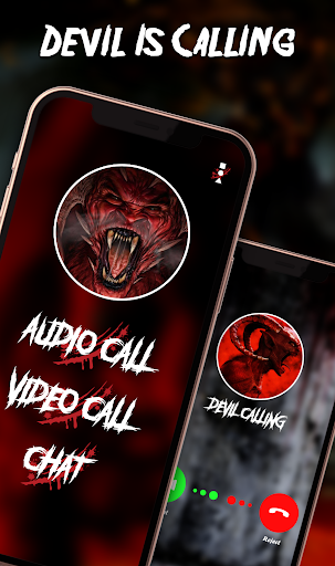 Devil Fake Call Video Prank Screen 2