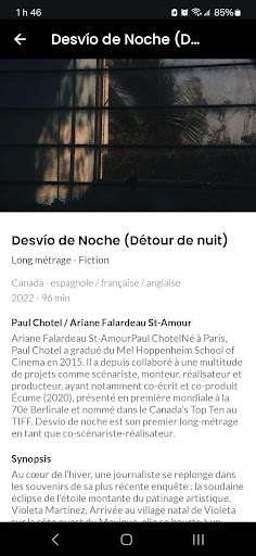 Rendez-vous Québec Cinéma Screen 3