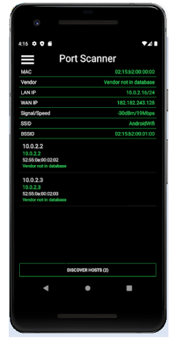 Port Scanner Screen 3