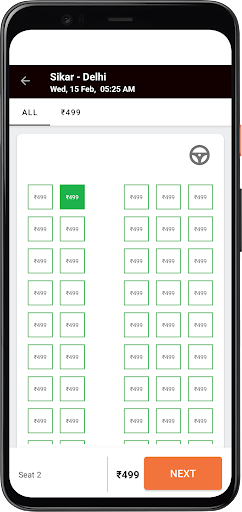 Gajraj Bus Service Screen 3