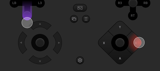Screenshot of Virtual Gamepad