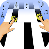 Piano Tile White : Music game icon