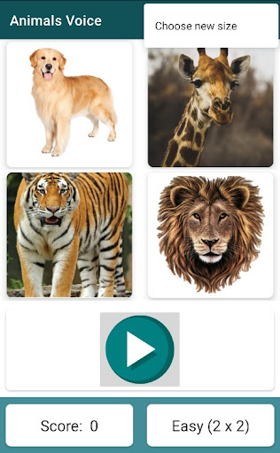 Animals Voice Learning Screen 3