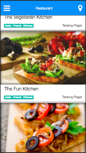 Android application Weeloy Restaurant Reservation screenshort