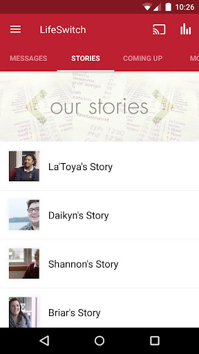 LifeSwitch Screen 2