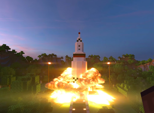 Android application Space Rocket Mod for mcpe screenshort