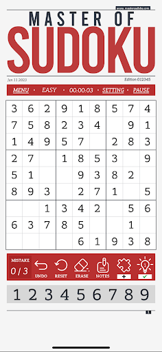 Sudoku Master - Number Puzzles - Screenshot 3