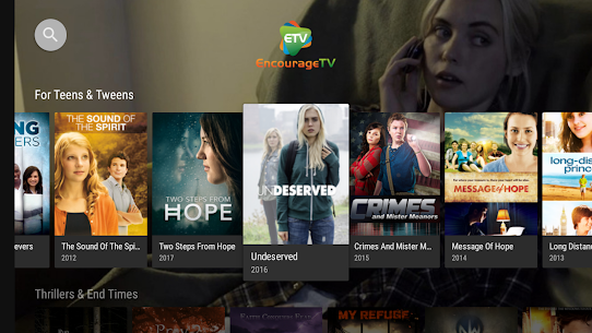 EncourageTV Apk Firestick Android TV 1