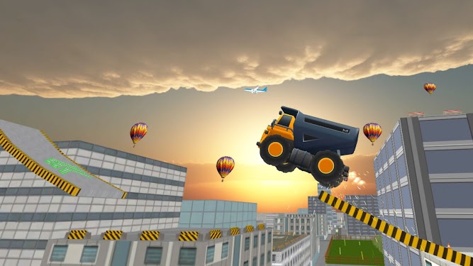 #4. Car Stunts Imp: Mega roof ramp (Android) By: 87 Fun Games