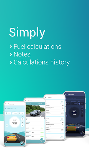Android application Fuel Calculator screenshort
