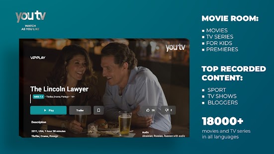youtv – TV channels and films Captura de tela