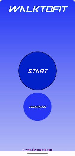Android application WalkToFit screenshort