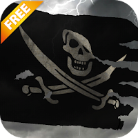 3D Pirate Flag Live Wallpaper