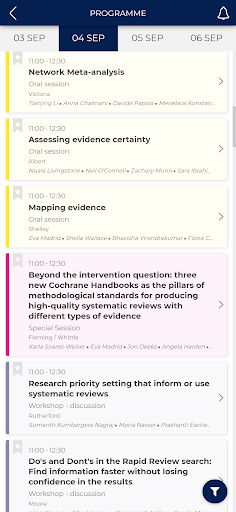 Cochrane Colloquium 2023 Screen 2