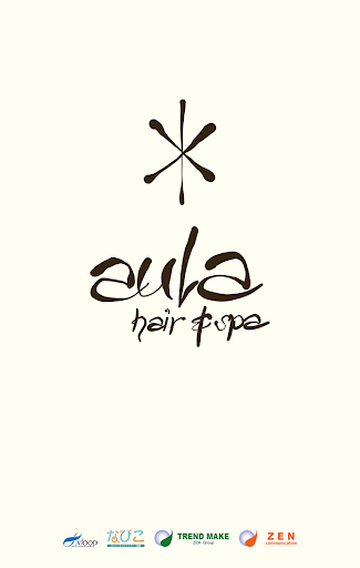 Android application aula hair&spa～アウラ～ screenshort