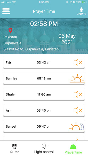 Android application Quran with BLE Speaker screenshort