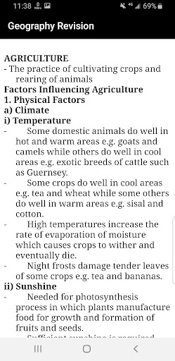 Geography Notes Form 3 Offline Screen 3