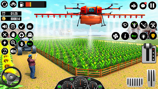 Трактор Сельское хозяйство Игр