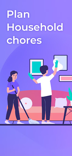 Android application Housekeeping Сhores tracker screenshort