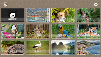 screenshot of Animated Jigsaw puzzles game